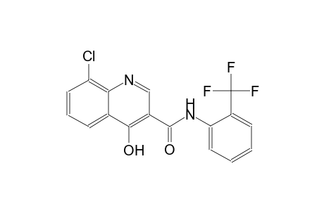 3-quinolinecarboxamide, 8-chloro-4-hydroxy-N-[2-(trifluoromethyl)phenyl]-
