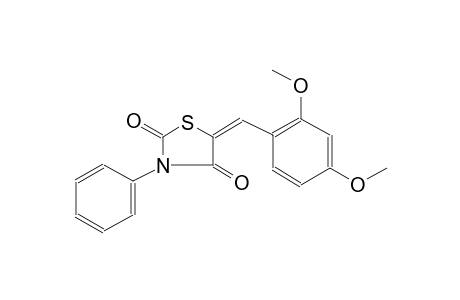 (5E)-5-(2,4-dimethoxybenzylidene)-3-phenyl-1,3-thiazolidine-2,4-dione