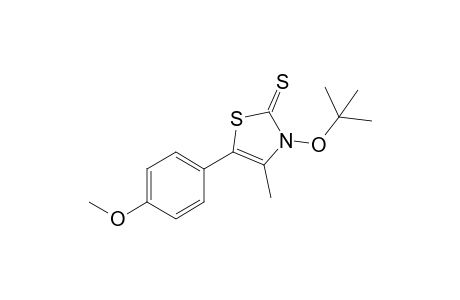 N-(t-Butoxy)-5-(p-methoxyphenyl)-4-methylthiazole-2(3H)-thione