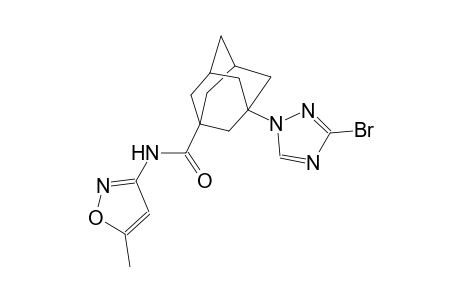 3-(3-bromo-1H-1,2,4-triazol-1-yl)-N-(5-methyl-3-isoxazolyl)-1-adamantanecarboxamide