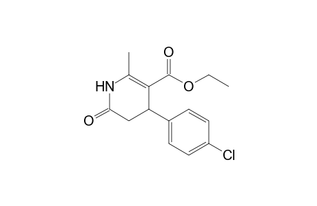Ethyl 4-(4-chlorophenyl)-6-methyl-2-oxo-3,4-dihydro-1H-pyridine-5-carboxylate