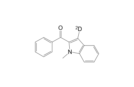 1-Methyl-2-benzoyl-3-deuteroindole