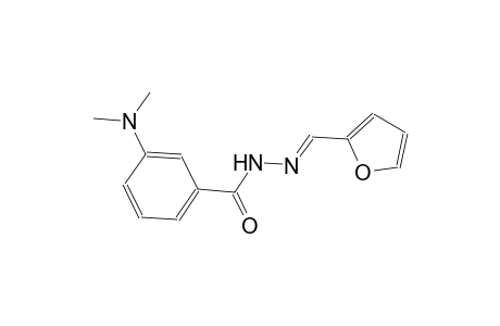 3-(dimethylamino)-N'-[(E)-2-furylmethylidene]benzohydrazide