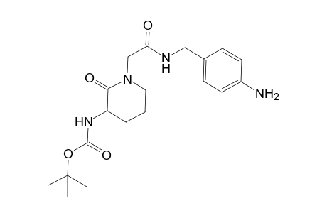 N-[(p-Aminobenzylamido)methyl]-3-[(t-butoxycarbonyl)amino]-piperidin-2-one