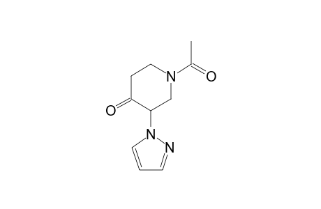 1-Acetyl-3-(1H-pyrazol-1-yl)piperidin-4-one