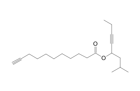 Undec-10-ynoic acid, 2-methyloct-5-yn-4-yl ester