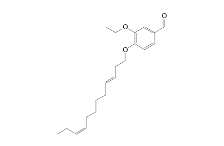 4-(((3E,9Z)-dodeca-3,9-dien-1-yl)oxy)-3-ethoxybenzaldehyde