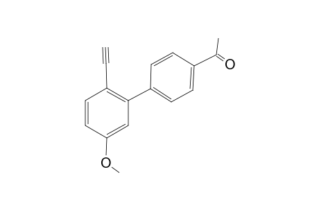 4-(4'-Acetylphenyl)-2-(4"-methoxyphenyl)acetylene