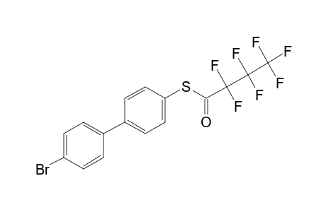 4'-Bromo-4-mercaptobiphenyl, S-heptafluorobutyryl-