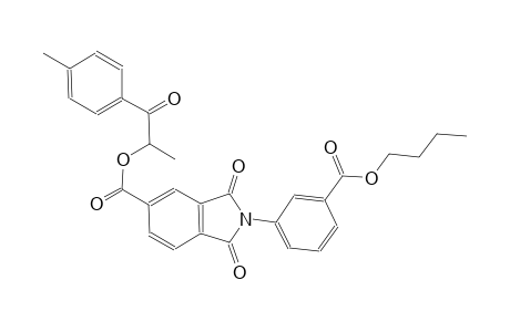 1H-isoindole-5-carboxylic acid, 2-[3-(butoxycarbonyl)phenyl]-2,3-dihydro-1,3-dioxo-, 1-methyl-2-(4-methylphenyl)-2-oxoethyl ester