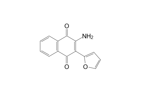 2-Amino-3-(.alpha.-furyl)-1,4-naphthoquinone