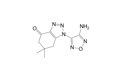 4H-1,2,3-benzotriazol-4-one, 1-(4-amino-1,2,5-oxadiazol-3-yl)-1,5,6,7-tetrahydro-6,6-dimethyl-