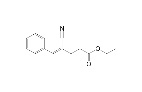 (Z)-4-cyano-5-phenyl-4-pentenoic acid ethyl ester