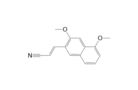 (E)-3-(3,5-dimethoxy-2-naphthalenyl)-2-propenenitrile