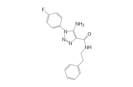1H-1,2,3-triazole-4-carboxamide, 5-amino-1-(4-fluorophenyl)-N-(2-phenylethyl)-