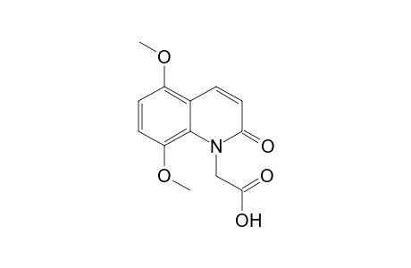 1-Quinolineacetic acid, 1,2-dihydro-5,8-dimethoxy-2-oxo-
