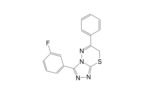 3-(3-fluorophenyl)-6-phenyl-7H-[1,2,4]triazolo[3,4-b][1,3,4]thiadiazine