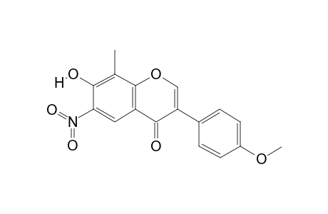 7-hydroxy-3-(4-methoxyphenyl)-8-methyl-6-nitro-chromone