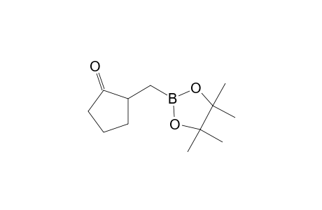 2-[(4,4,5,5-tetramethyl-1,3,2-dioxaborolan-2-yl)methyl]cyclopentan-1-one