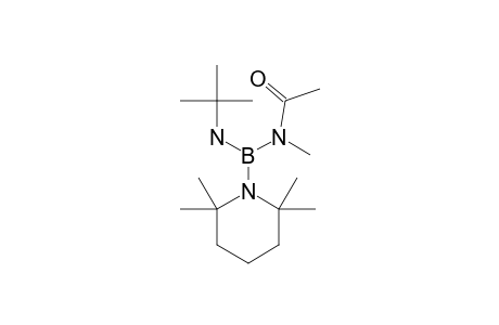 (TERT.-BUTYLAMINO)-(N-METHYLACETAMIDO)-(2,2,6,6-TETRAMETHYLPIPERIDINO)-BORAN