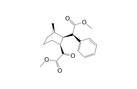 Dimethyl (1R*,2S*,3R*,4S*)-.alpha.'-oxo-.alpha.'-bicyclo[2.2.1] heptane-2,3-diacetate
