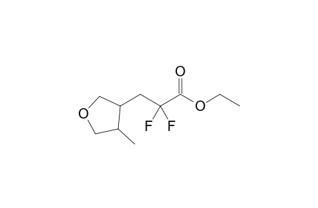 2,2-Difluoro-3-(4-methyl-3-oxolanyl)propanoic acid ethyl ester