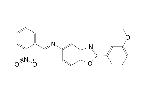 2-(3-methoxyphenyl)-N-[(E)-(2-nitrophenyl)methylidene]-1,3-benzoxazol-5-amine