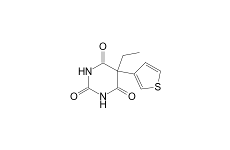 2,4,6(1H,3H,5H)-Pyrimidinetrione, 5-ethyl-5-(3-thienyl)-