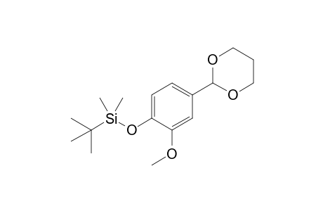 tert-Butyl-(4-(1,3)dioxan-2-yl-2-methoxyphenoxy)dimethylsilane