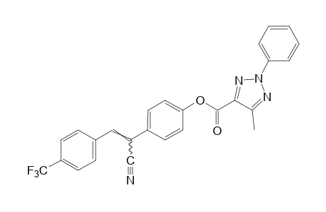 5-methyl-2-phenyl-2H-1,2,3-triazole-4-carboxylic acid, ester with 2-(p-hydroxyphenyl)-3-(alpha,alpha,alpha-trifluoro-p-tolyl)acrylonitrile