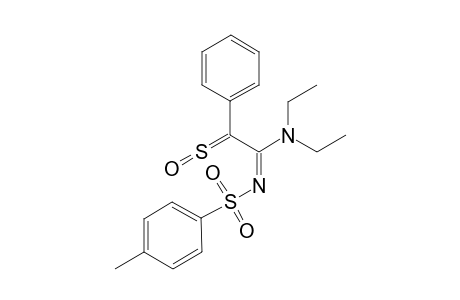(E)-N',N'-diethyl-2-phenyl-2-sulfinyl-N(2)-(p-tolylsulfonyl)acetamidine