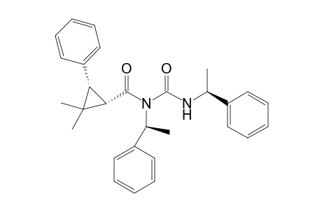 (1R,3R)-N-[(S)-1-Phenylethyl]-N-[(S)-1-phenylethylcarbamoyl]-2,2-dimethyl-3-phentylcyclopropanecarboxamide
