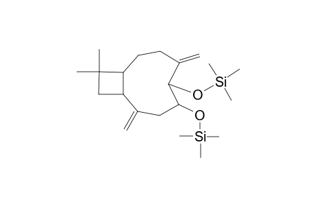 Caryophyllene-4(14),8(15)-diene <5,6-dihydroxy->, di-TMS, isomer 1