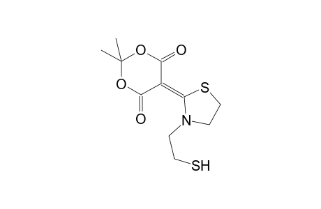 1,3-Dioxane-4,6-dione, 5-[3-(2-mercaptoethyl)-2-thiazolidinylidene]-2,2-dimethyl-
