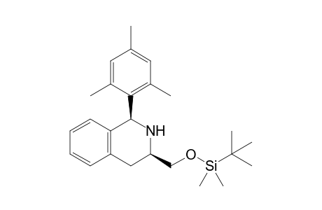 cis-(1R,3S)-3-[(tert-Butyldimethylsilyloxy)methyl]-1-mesityl-1,2,3,4-tetrahydroisoquinoline