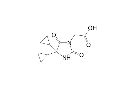 4,4-dicyclopropyl-2,5-dioxo-1-imidazolineacetic acid