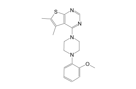 thieno[2,3-d]pyrimidine, 4-[4-(2-methoxyphenyl)-1-piperazinyl]-5,6-dimethyl-