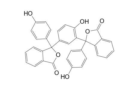 1(3H)-Isobenzofuranone, 3,3'-(4-hydroxy-1,3-phenylene)bis[3-(4-hydroxyphenyl)-