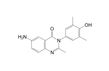 6-AMINO-3-(4-HYDROXY-3,5-XYLYL)-2-METHYL-4(3H)-QUINAZOLINONE