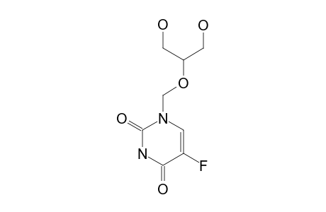 5-fluoro-1-[(2-hydroxy-1-methylol-ethoxy)methyl]pyrimidine-2,4-quinone
