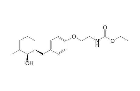 Ethyl N-[2-[4-[[(1S,2S)-2-hydroxy-3-methyl-cyclohexyl]methyl]phenoxy]ethyl]carbamate