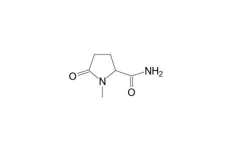 2-PYRROLIDINECARBOXAMIDE, 1-METHYL-5-OXO-, (S)-