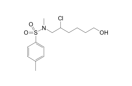 N-(2-Chloro-6-hydroxyhexyl)-N-dimethylbenzenesulfonamide