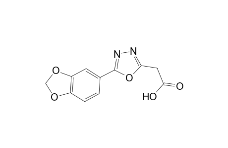 1,3,4-Oxadiazole-2-acetic acid, 5-(1,3-benzodioxol-5-yl)-