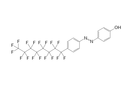 4-(4-Heptadecafluorooctylphenylazo)phenol