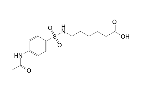 hexanoic acid, 6-[[[4-(acetylamino)phenyl]sulfonyl]amino]-