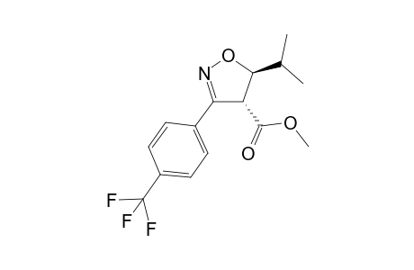 Methyl 3-(4-trifluoromethylphenyl)-4,5-dihydroisoxazole-5-isopropyl-4-carboxylate