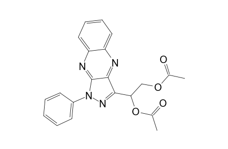 1,2-Ethanediol, 1-(1-phenyl-1H-pyrazolo[3,4-b]quinoxalin-3-yl)-, diacetate (ester), (S)-