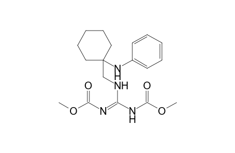 1,2-Bis(methoxycarbonyl)-3-(1-anilinocyclohexyl)methylguanidine