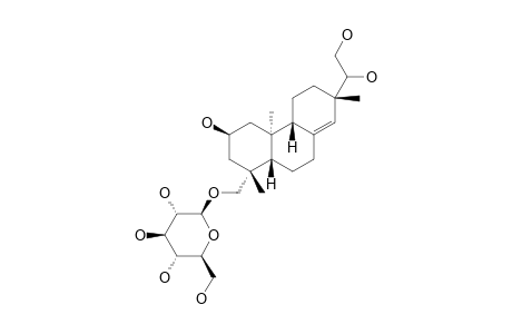 ent-2.beta.,15,16,19-tetrahydroxypimar-8(14)-en-19-O-.beta.-glucopyranoside